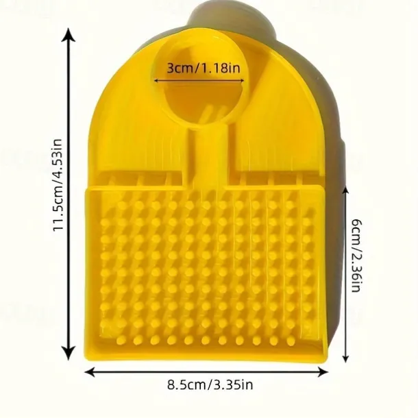 Anti-Drowning Bee Watering 1PCS Plastic Bee Watering Bottles, Bee Feeder, Compatible With 30mm Mineral Water Bottle, Anti-Drowning, Wide Bee Feeding Area