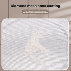 Anti-privacy anti-mosquito screen window summer home anti-mosquito invisible Velcro anti-small batch