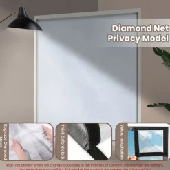 Anti-privacy anti-mosquito screen window summer home anti-mosquito invisible Velcro anti-small batch