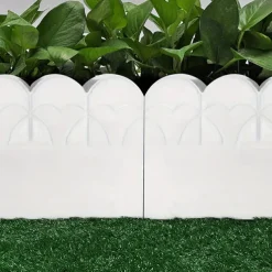 Antique-Style Cement PMMJ Brick Mold for Perfect Garden Fence, Yard, Lawn Edging & Flower Bed Borders