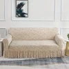 Anti-Slip Cat Scratch Resistant Elastic Sofa Cover with Skirt Hem - Durable and Stylish Furniture Protector for Living Rooms and Pet-Friendly Homes.