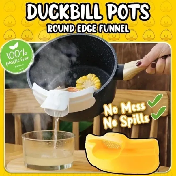 Anti-splash Leak Kitchenware Pots Round Mouth Edge Conductors Duckbill Liquid Conductors Soup Pourer Kitchen Gadgets