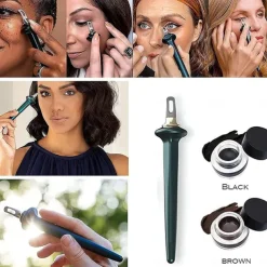 Arcbelle Eyeliner Set - Multi-Purpose Make-Up Application Tool,Easy Application Eyeliner Pen with Silicone Tool for Precise Eye and Lip