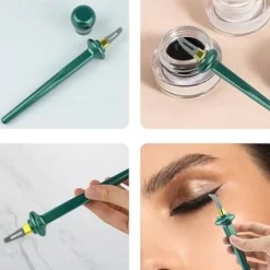 Arcbelle Eyeliner Set - Multi-Purpose Make-Up Application Tool,Easy Application Eyeliner Pen with Silicone Tool for Precise Eye and Lip
