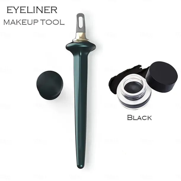 Arcbelle Eyeliner Set - Multi-Purpose Make-Up Application Tool,Easy Application Eyeliner Pen with Silicone Tool for Precise Eye and Lip
