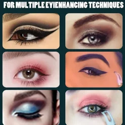 Arcbelle Eyeliner Set - Multi-Purpose Make-Up Application Tool,Easy Application Eyeliner Pen with Silicone Tool for Precise Eye and Lip