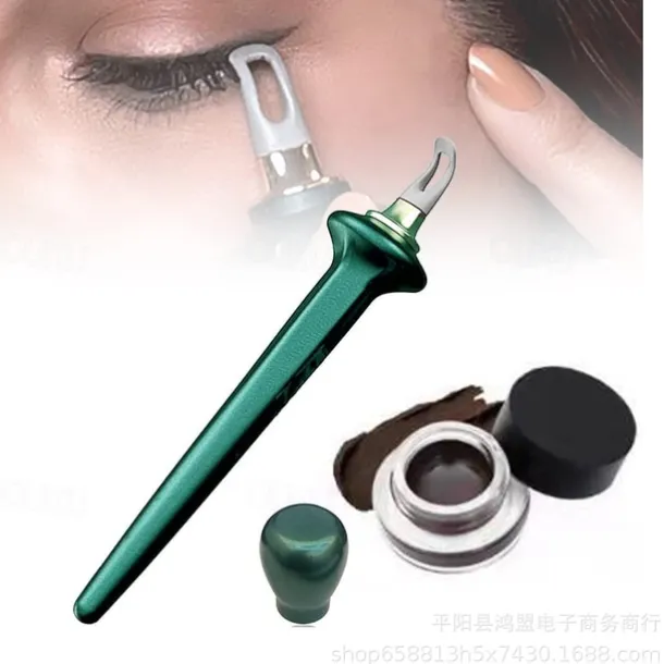 Arcbelle Eyeliner Set - Multi-Purpose Make-Up Application Tool,Easy Application Eyeliner Pen with Silicone Tool for Precise Eye and Lip