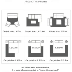 Area Rug Carpet Exotic Ethnic Style Floor Mat American Persian Multicolored Flowers in Retro Style Living Room Hotel Homestay Home Bedroom Full Carpet