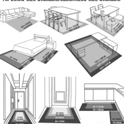 Area Rug Educational Outer Space Universe Planet Floor Rugs Living Room Home Decor, Carpets Area Mats for Kids Boys Girls Bedroom