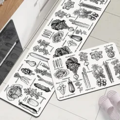 Area Rug Kitchen Rug Mat Non-Slip Oil Proof Floor Mat Livingroom Rug Indoor Outdoor Mat Bedroom Decor Bathroom Mat Entrance Rug Door Mat