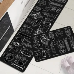 Area Rug Kitchen Rug Mat Non-Slip Oil Proof Floor Mat Livingroom Rug Indoor Outdoor Mat Bedroom Decor Bathroom Mat Entrance Rug Door Mat