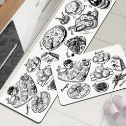 Area Rug Kitchen Rug Mat Non-Slip Oil Proof Floor Mat Livingroom Rug Indoor Outdoor Mat Bedroom Decor Bathroom Mat Entrance Rug Door Mat