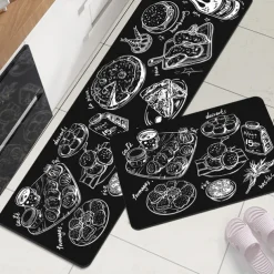 Area Rug Kitchen Rug Mat Non-Slip Oil Proof Floor Mat Livingroom Rug Indoor Outdoor Mat Bedroom Decor Bathroom Mat Entrance Rug Door Mat