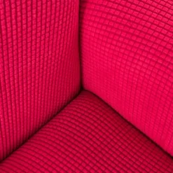 Armchair Cover Slipcover T-shaped Jacquard Corn Fleece Tub Chair for Living Room Bedroom Office Elastic Single Sofa Covers Home Bar Counter