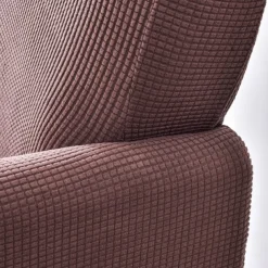 Armchair Cover Slipcover T-shaped Jacquard Corn Fleece Tub Chair for Living Room Bedroom Office Elastic Single Sofa Covers Home Bar Counter