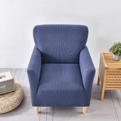 Armchair Cover Slipcover T-shaped Jacquard Corn Fleece Tub Chair for Living Room Bedroom Office Elastic Single Sofa Covers Home Bar Counter