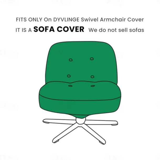 Armchair Cover Solid Color Yarn Dyed (Without Sofa Only Cover) DYVLINGcover LITB PRIME cover