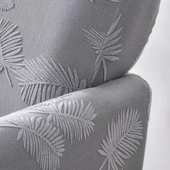 Armchair Cover Tub Chair Slipcover T-shaped Jacquard for Living Room Bedroom Office Elastic Single Sofa Covers Home Bar Counter