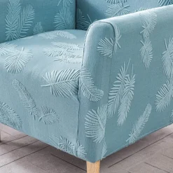 Armchair Cover Tub Chair Slipcover T-shaped Jacquard for Living Room Bedroom Office Elastic Single Sofa Covers Home Bar Counter