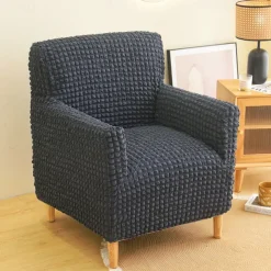 Armchair Cover Tub Chair Slipcover T-shaped Jacquard for Living Room Bedroom Office Elastic Single Sofa Covers Home Bar Counter