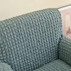 Armchair Cover Tub Chair Slipcover T-shaped Jacquard for Living Room Bedroom Office Elastic Single Sofa Covers Home Bar Counter