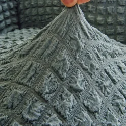 Armchair Cover Tub Chair Slipcover T-shaped Jacquard for Living Room Bedroom Office Elastic Single Sofa Covers Home Bar Counter