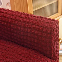 Armchair Cover Tub Chair Slipcover T-shaped Jacquard for Living Room Bedroom Office Elastic Single Sofa Covers Home Bar Counter