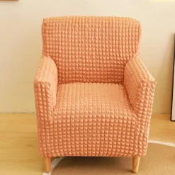Armchair Cover Tub Chair Slipcover T-shaped Jacquard for Living Room Bedroom Office Elastic Single Sofa Covers Home Bar Counter