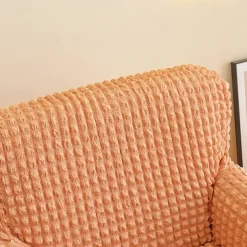 Armchair Cover Tub Chair Slipcover T-shaped Jacquard for Living Room Bedroom Office Elastic Single Sofa Covers Home Bar Counter