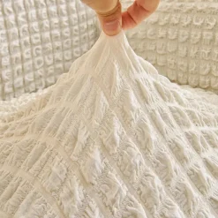 Armchair Cover Tub Chair Slipcover T-shaped Jacquard for Living Room Bedroom Office Elastic Single Sofa Covers Home Bar Counter