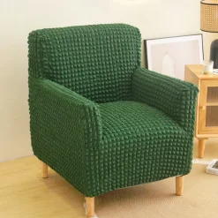 Armchair Cover Tub Chair Slipcover T-shaped Jacquard for Living Room Bedroom Office Elastic Single Sofa Covers Home Bar Counter