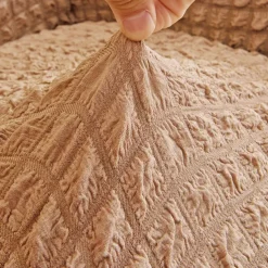 Armchair Cover Tub Chair Slipcover T-shaped Jacquard for Living Room Bedroom Office Elastic Single Sofa Covers Home Bar Counter