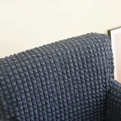 Armchair Cover Tub Chair Slipcover T-shaped Jacquard for Living Room Bedroom Office Elastic Single Sofa Covers Home Bar Counter