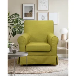 Armchair Sofa Cover Solid Color Quilted Slipcovers LITB PRIME cover Ektcover