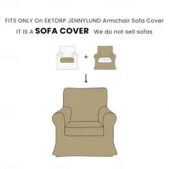 Armchair Sofa Cover Solid Color Quilted Slipcovers LITB PRIME cover Ektcover