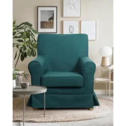 Armchair Sofa Cover Solid Color Quilted Slipcovers LITB PRIME cover Ektcover