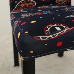 Arrival Super Fit Stretch Removable Washable Short Dining Chair Protector Cover Seat Slipcover for Hotel Dining Room Ceremony Banquet Wedding Party