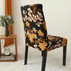 Arrival Super Fit Stretch Removable Washable Short Dining Chair Protector Cover Seat Slipcover for Hotel Dining Room Ceremony Banquet Wedding Party