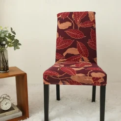 Arrival Super Fit Stretch Removable Washable Short Dining Chair Protector Cover Seat Slipcover for Hotel Dining Room Ceremony Banquet Wedding Party