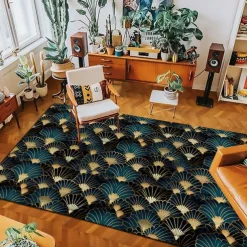 Art Deco Area Rug Kitchen Mat Non-Slip Oil Proof Floor Mat Livingroom Rug Indoor Outdoor Mat Bedroom Decor Bathroom Mat Entrance Rug Door Mat