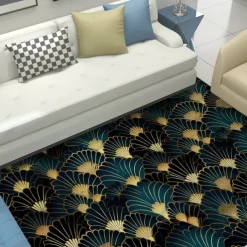 Art Deco Area Rug Kitchen Mat Non-Slip Oil Proof Floor Mat Livingroom Rug Indoor Outdoor Mat Bedroom Decor Bathroom Mat Entrance Rug Door Mat