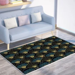 Art Deco Area Rug Kitchen Mat Non-Slip Oil Proof Floor Mat Livingroom Rug Indoor Outdoor Mat Bedroom Decor Bathroom Mat Entrance Rug Door Mat