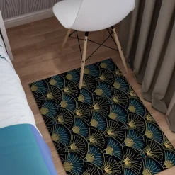 Art Deco Area Rug Kitchen Mat Non-Slip Oil Proof Floor Mat Livingroom Rug Indoor Outdoor Mat Bedroom Decor Bathroom Mat Entrance Rug Door Mat