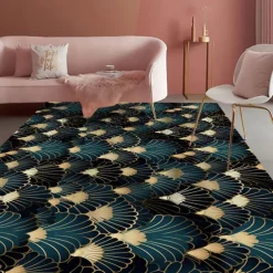 Art Deco Area Rug Kitchen Mat Non-Slip Oil Proof Floor Mat Livingroom Rug Indoor Outdoor Mat Bedroom Decor Bathroom Mat Entrance Rug Door Mat