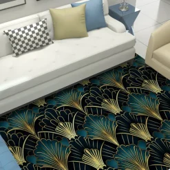 Art Deco Area Rug Kitchen Mat Non-Slip Oil Proof Floor Mat Livingroom Rug Indoor Outdoor Mat Bedroom Decor Bathroom Mat Entrance Rug Door Mat