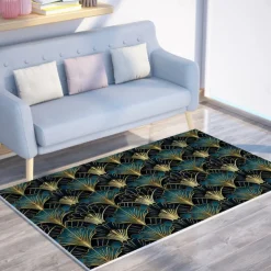 Art Deco Area Rug Kitchen Mat Non-Slip Oil Proof Floor Mat Livingroom Rug Indoor Outdoor Mat Bedroom Decor Bathroom Mat Entrance Rug Door Mat