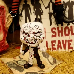 Art The Clown Figure Terrifier Statue Horror Movie Action Figures Killer Clown Bust Sculpture Terrify Merch Collectible Home Office Garden Decor