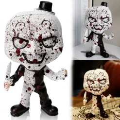 Art The Clown Figure Terrifier Statue Horror Movie Action Figures Killer Clown Bust Sculpture Terrify Merch Collectible Home Office Garden Decor
