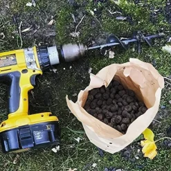 Auger Drill Bit Garden Spiral Hole Drill,Easy Planter Bulb & Bedding Plant Augers -Earth Auger Bit Post Or Umbrella Hole Digger For 3/8