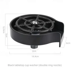 Automatic Cup Washer Faucet Glass Rinser Kitchen Sink Bar Glass Rinser Coffee Pitcher Wash Cup For Kitchen Bar Accessories